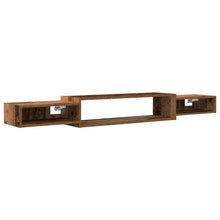 Wandgemonteerd tv-meubel Muurmontage Oud hout 180 x 28 x 21 cm