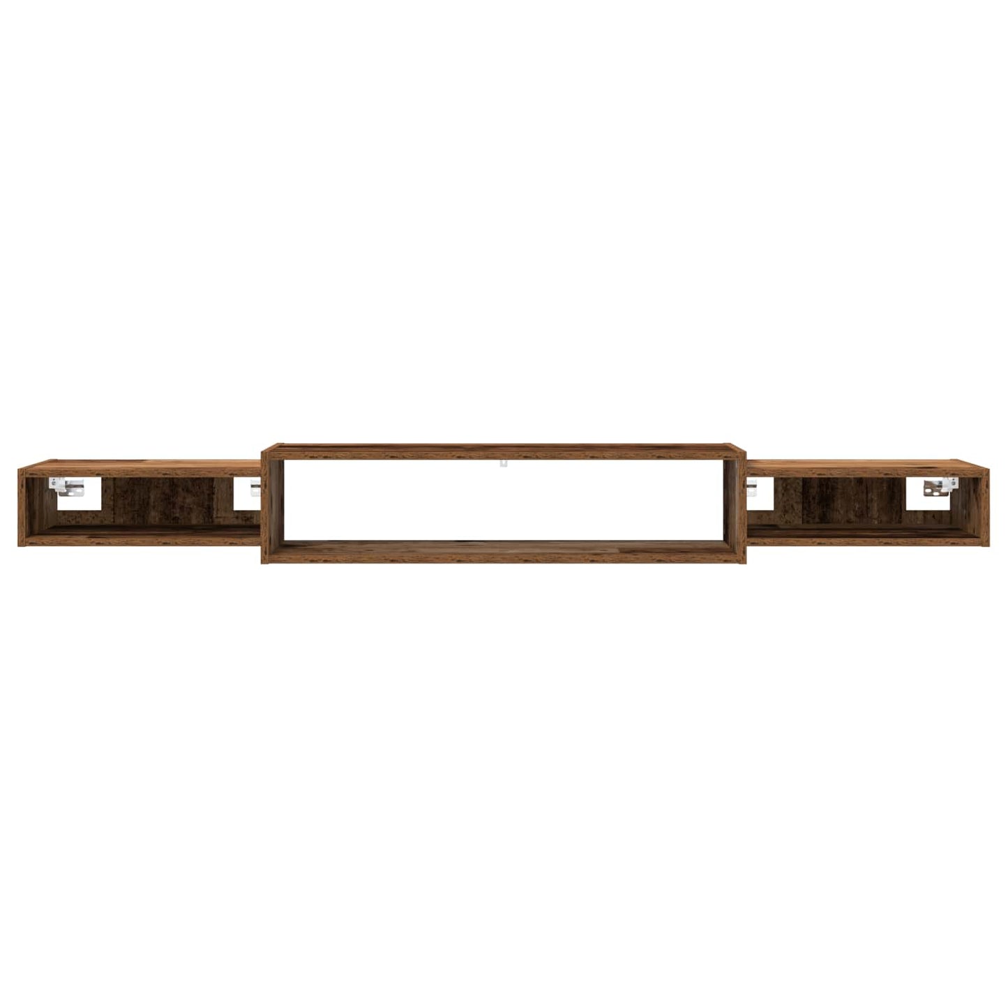 Wandgemonteerd tv-meubel Muurmontage Oud hout 180 x 28 x 21 cm