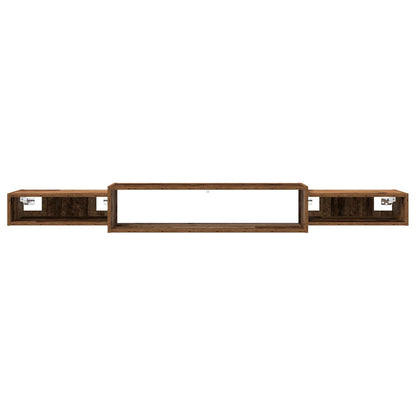 Wandgemonteerd tv-meubel Muurmontage Oud hout 180 x 28 x 21 cm
