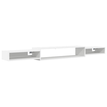 Wandgemonteerd tv-meubel Muurmontage Wit 220 x 28 x 21 cm
