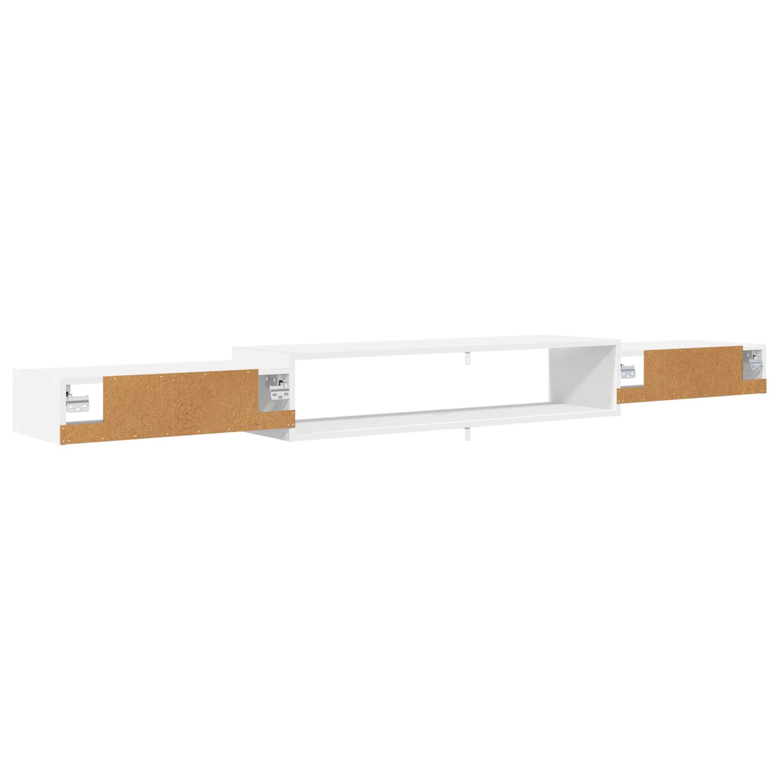 Wandgemonteerd tv-meubel Muurmontage Wit 220 x 28 x 21 cm