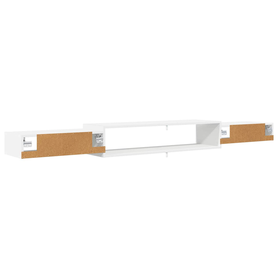Wandgemonteerd tv-meubel Muurmontage Wit 220 x 28 x 21 cm