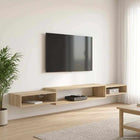 Wall-mounted TV unit Wall mounting Sonoma Oak