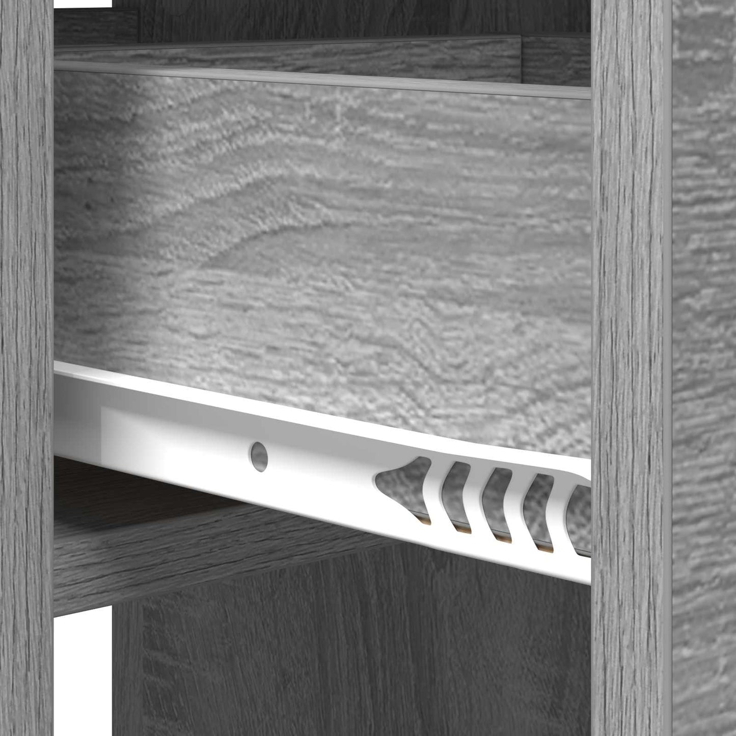 Eettafel 115 x 70 x 75 cm Bewerkt hout Grijs Sonoma Rechthoekig
