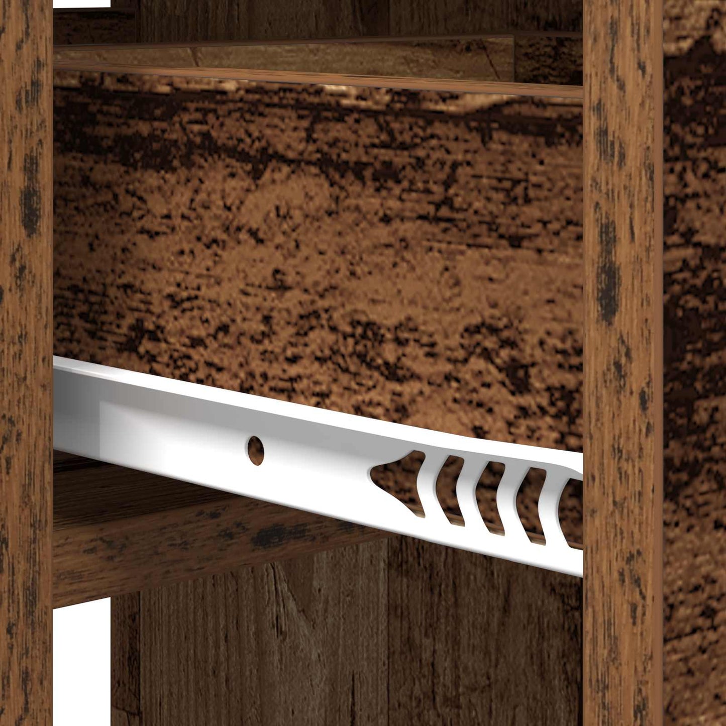 Eettafel 115 x 70 x 75 cm Bewerkt hout Oud hout Rechthoekig