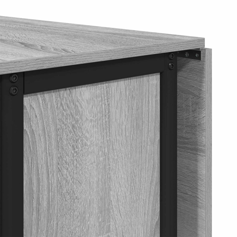 Opvouwbare eettafel met wielen 130 x 80 x 76,5 cm staal PB