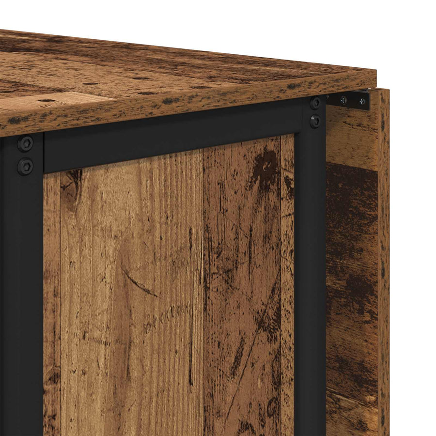 Opvouwbare eettafel met wielen 130 x 80 x 76,5 cm staal PB