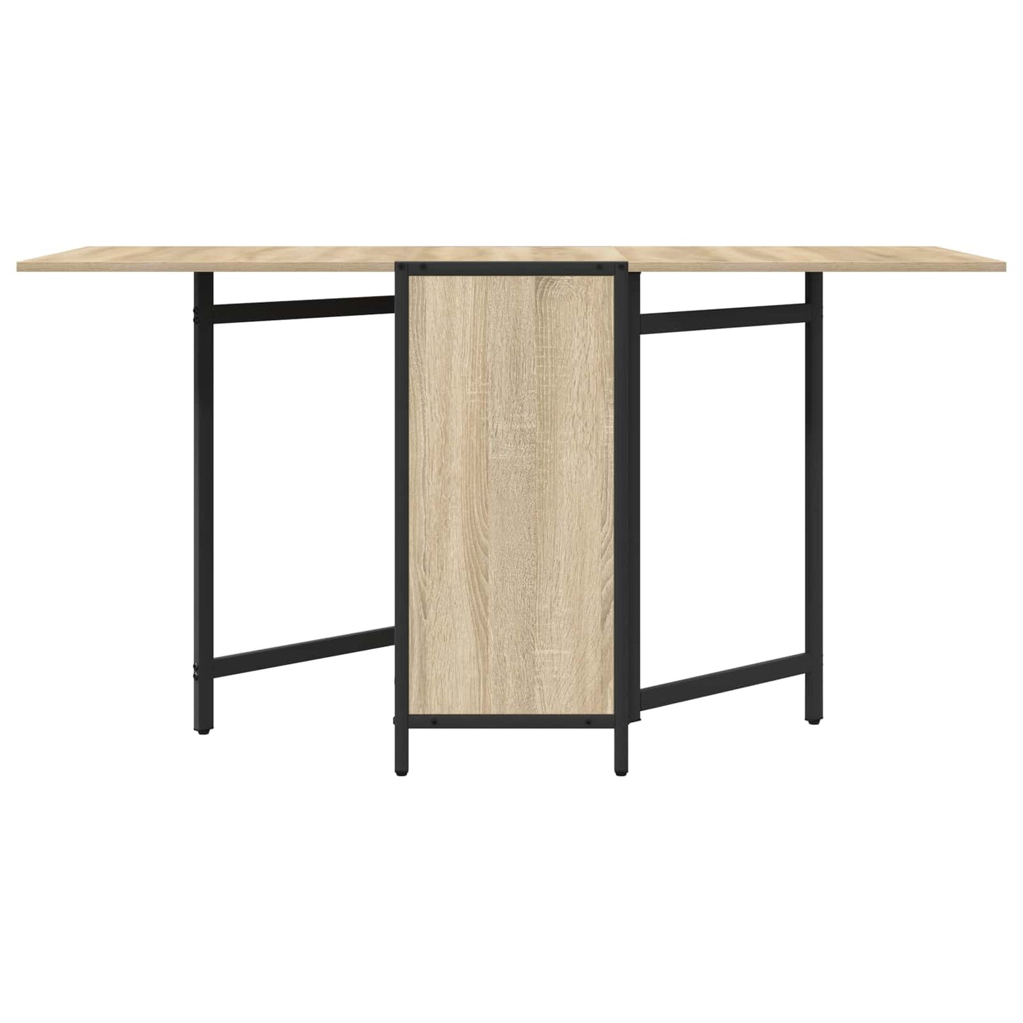 Eettafel 144 x 60 x 75 cm Bewerkt hout Sonoma Eiken Rechthoekig