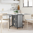 Eettafel 144x60x75 cm grijs Sonoma