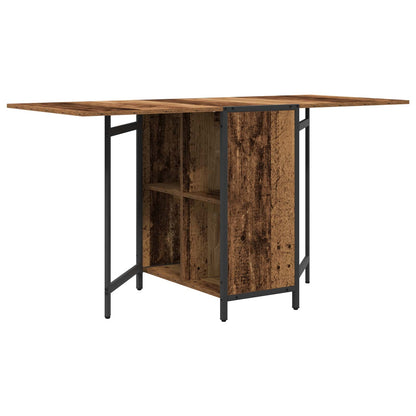 Eettafel 144 x 60 x 75 cm Bewerkt hout Oud hout Rechthoekig