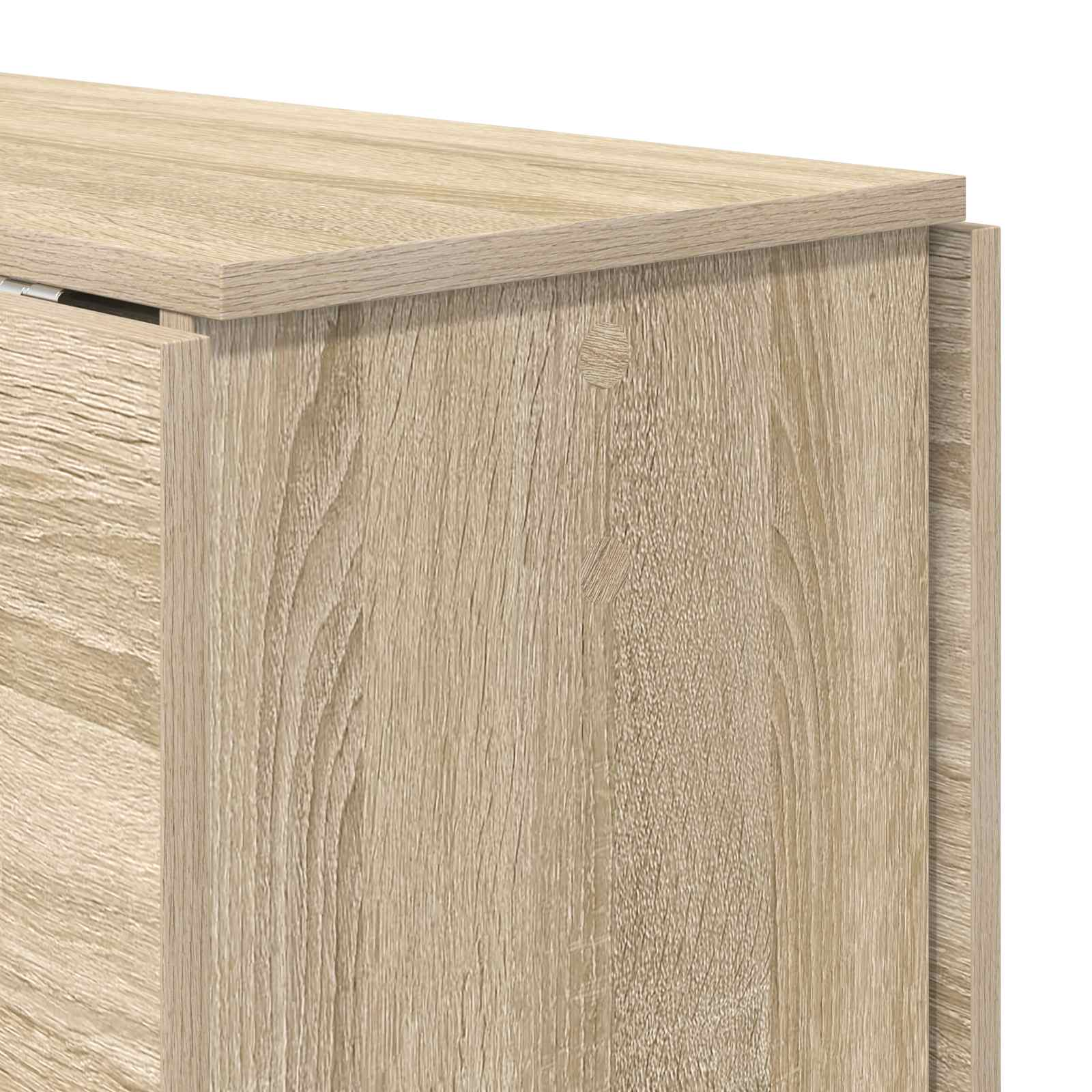 Eettafel 138 x 70 x 73,5 cm Bewerkt hout Sonoma Eiken