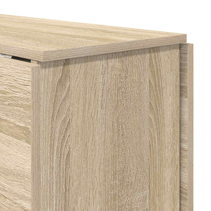 Eettafel 138 x 70 x 73,5 cm Bewerkt hout Sonoma Eiken