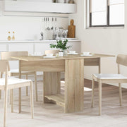 Eettafel 138x70x73,5 cm bewerkt hout Sonoma eiken