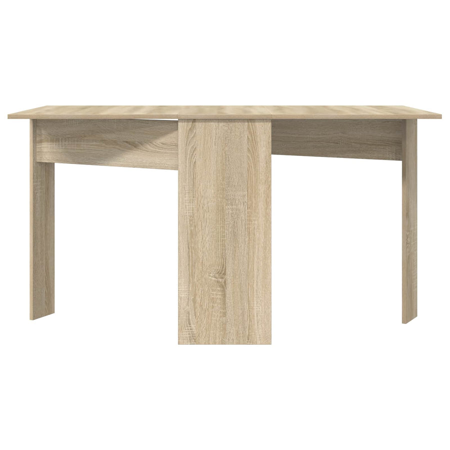 Eettafel 138 x 70 x 73,5 cm Bewerkt hout Sonoma Eiken