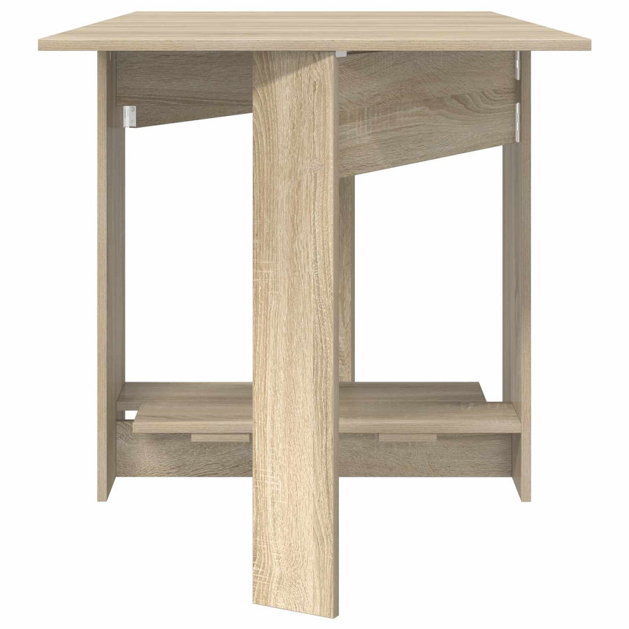 Eettafel 138 x 70 x 73,5 cm Bewerkt hout Sonoma Eiken