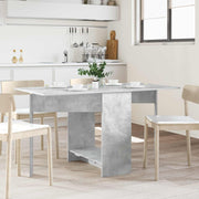 Eettafel 138x70x73,5 cm bewerkt hout betongrijs