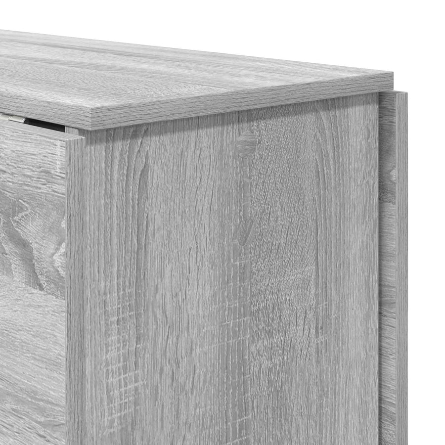 Eettafel 138 x 70 x 73,5 cm Bewerkt hout Grijs Sonoma