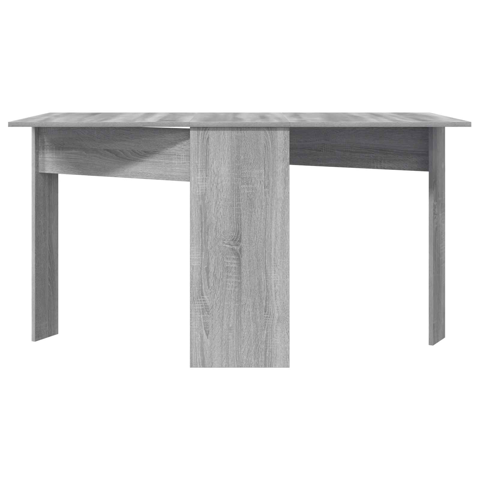 Eettafel 138 x 70 x 73,5 cm Bewerkt hout Grijs Sonoma