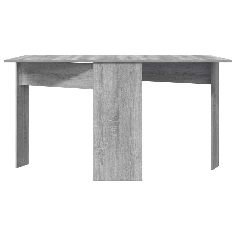 Eettafel 138 x 70 x 73,5 cm Bewerkt hout Grijs Sonoma