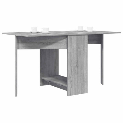 Eettafel 138 x 70 x 73,5 cm Bewerkt hout Grijs Sonoma