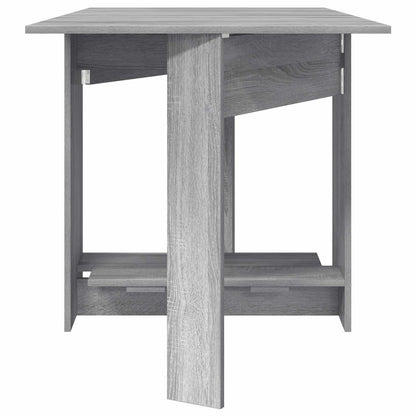 Eettafel 138 x 70 x 73,5 cm Bewerkt hout Grijs Sonoma