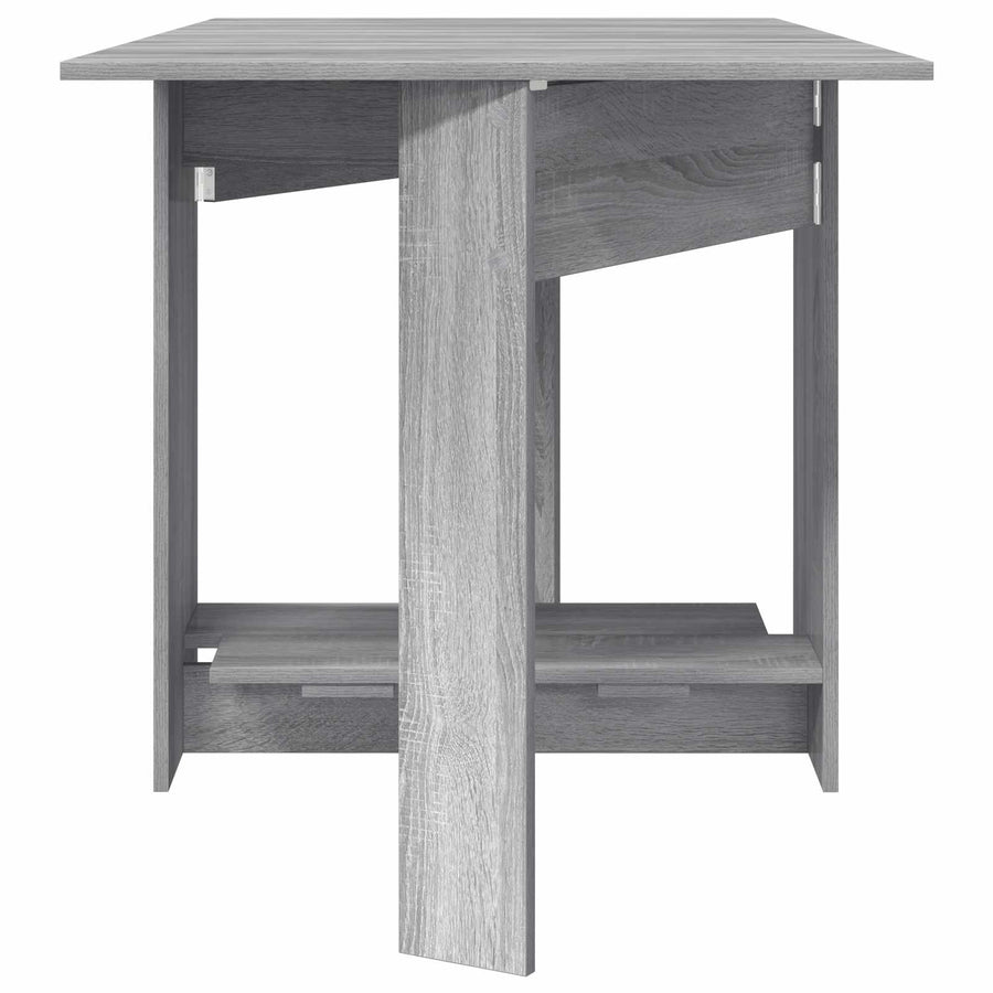 Eettafel 138 x 70 x 73,5 cm Bewerkt hout Grijs Sonoma