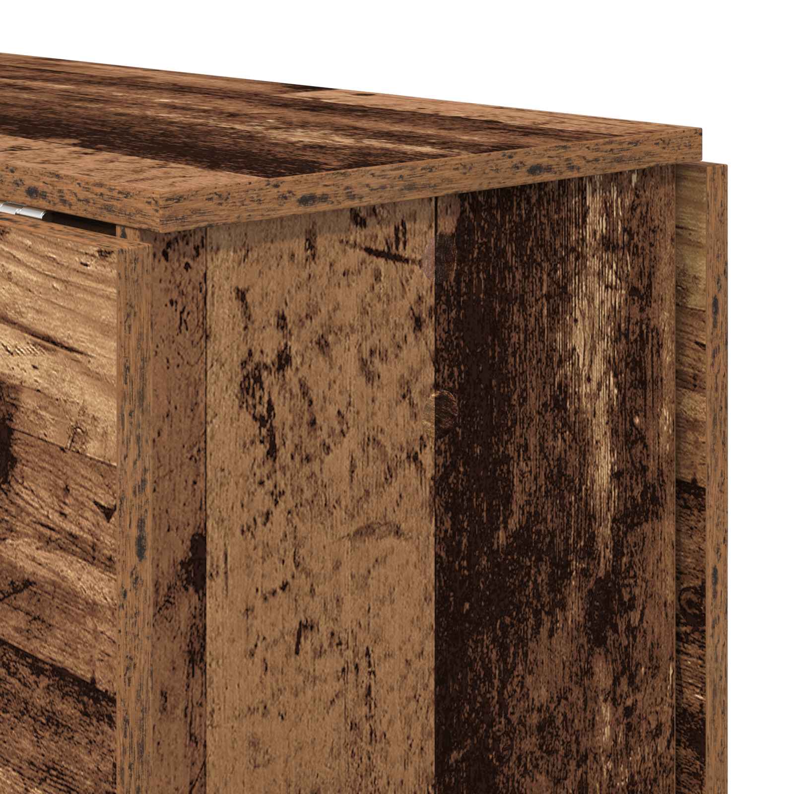 Eettafel 138 x 70 x 73,5 cm Bewerkt hout Oud hout Rechthoekig