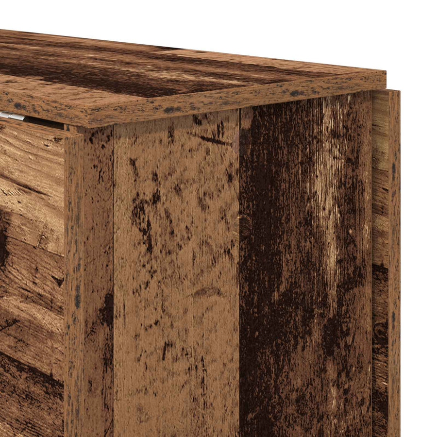 Eettafel 138 x 70 x 73,5 cm Bewerkt hout Oud hout Rechthoekig