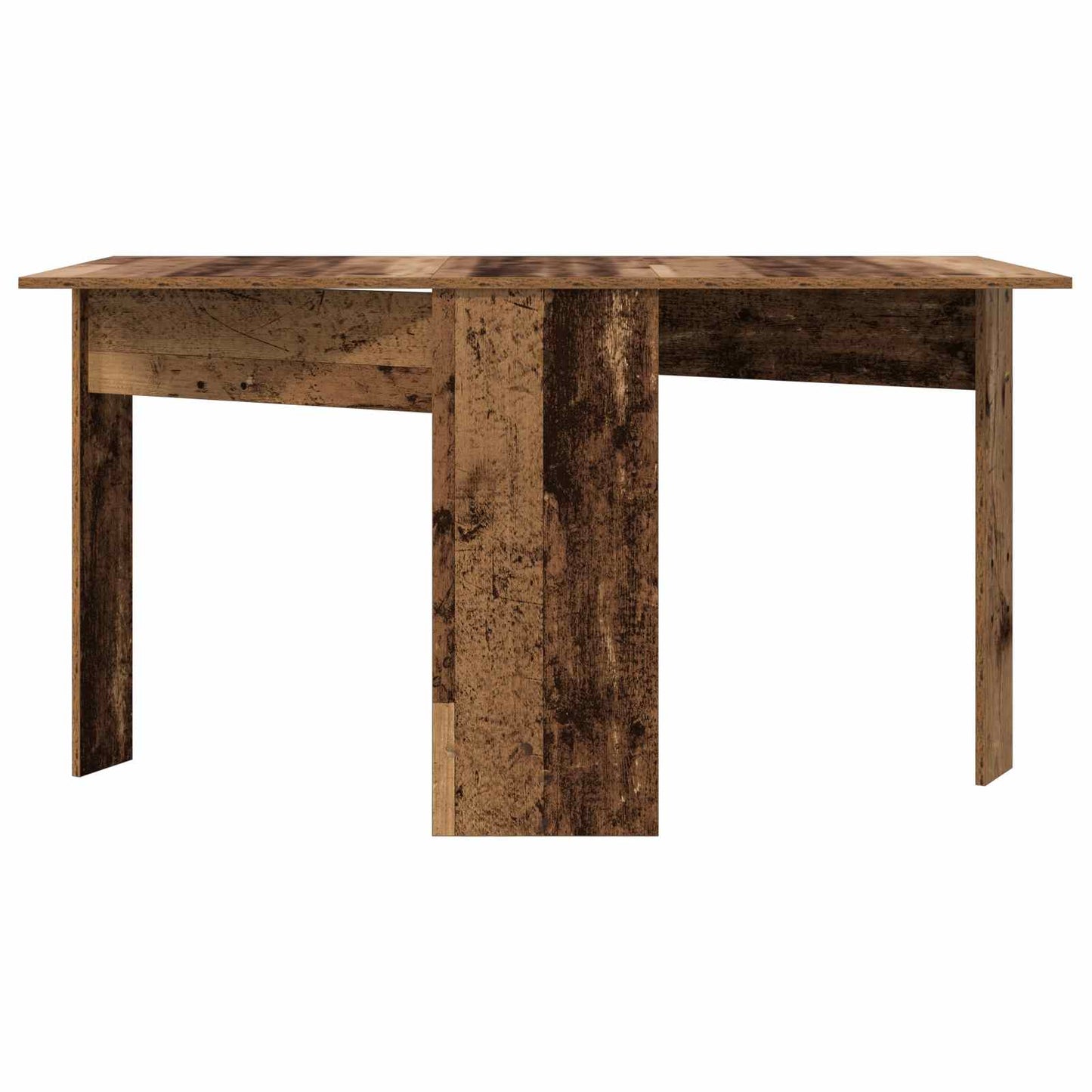Eettafel 138 x 70 x 73,5 cm Bewerkt hout Oud hout Rechthoekig