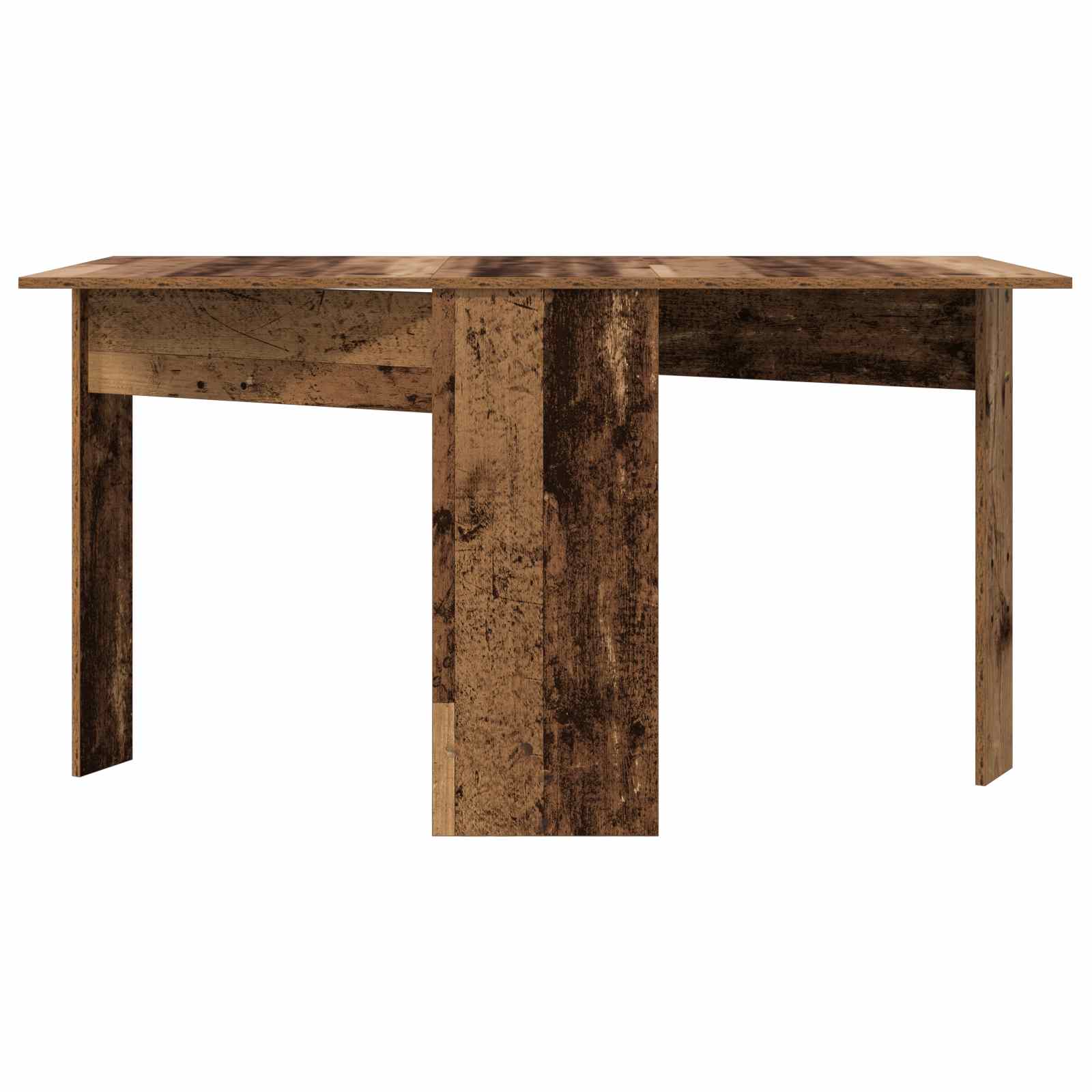 Eettafel 138 x 70 x 73,5 cm Bewerkt hout Oud hout Rechthoekig