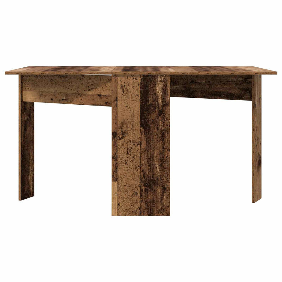 Eettafel 138 x 70 x 73,5 cm Bewerkt hout Oud hout Rechthoekig