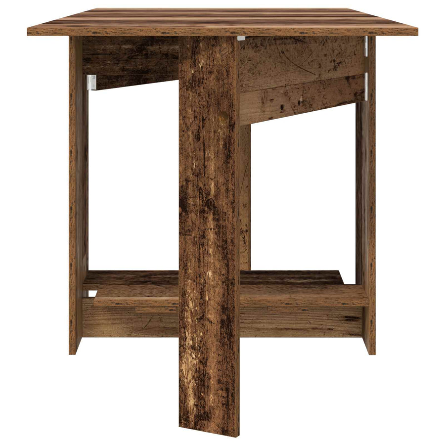 Eettafel 138 x 70 x 73,5 cm Bewerkt hout Oud hout Rechthoekig