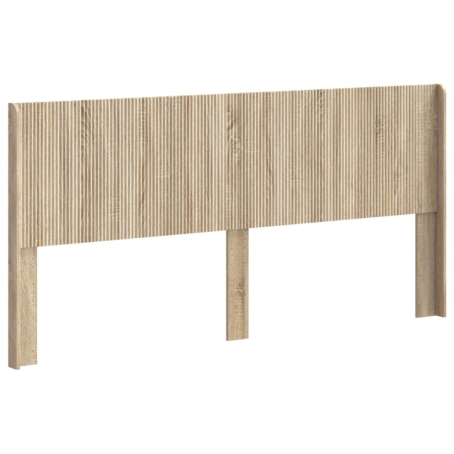 Hoofdbord Sonoma Eiken Bewerkt hout