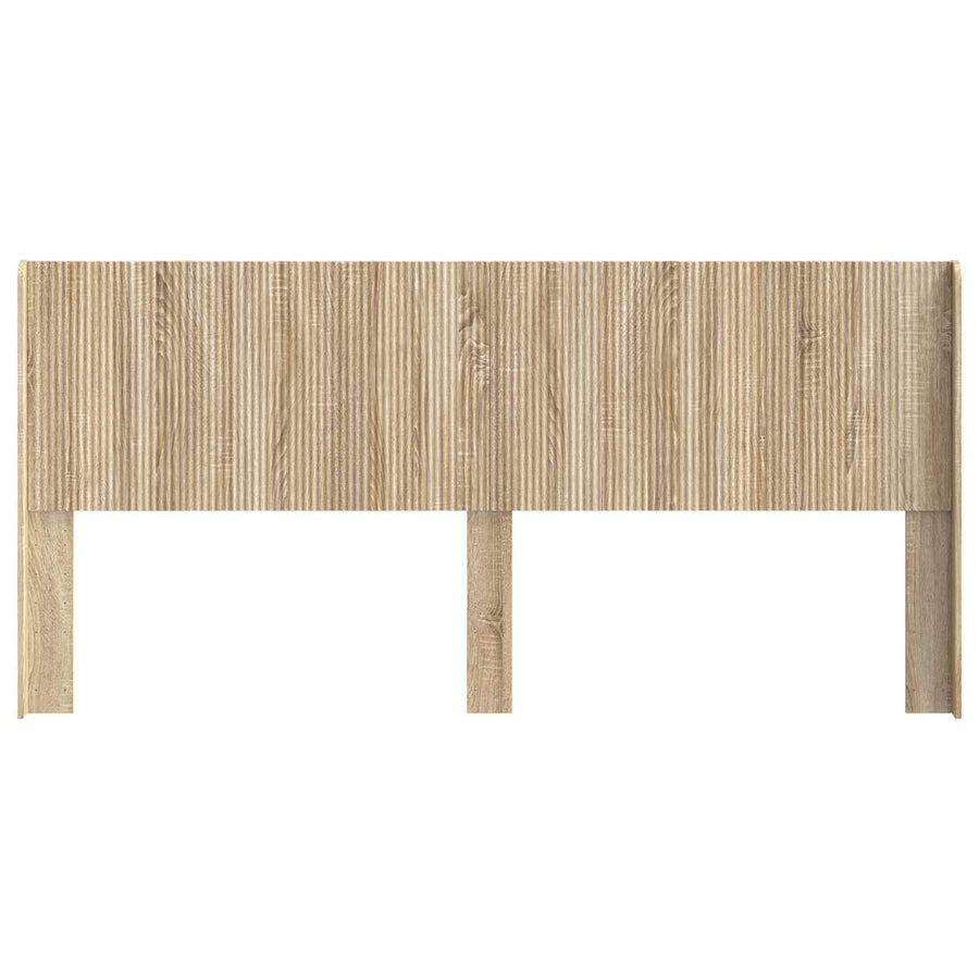 Hoofdbord Sonoma Eiken Bewerkt hout