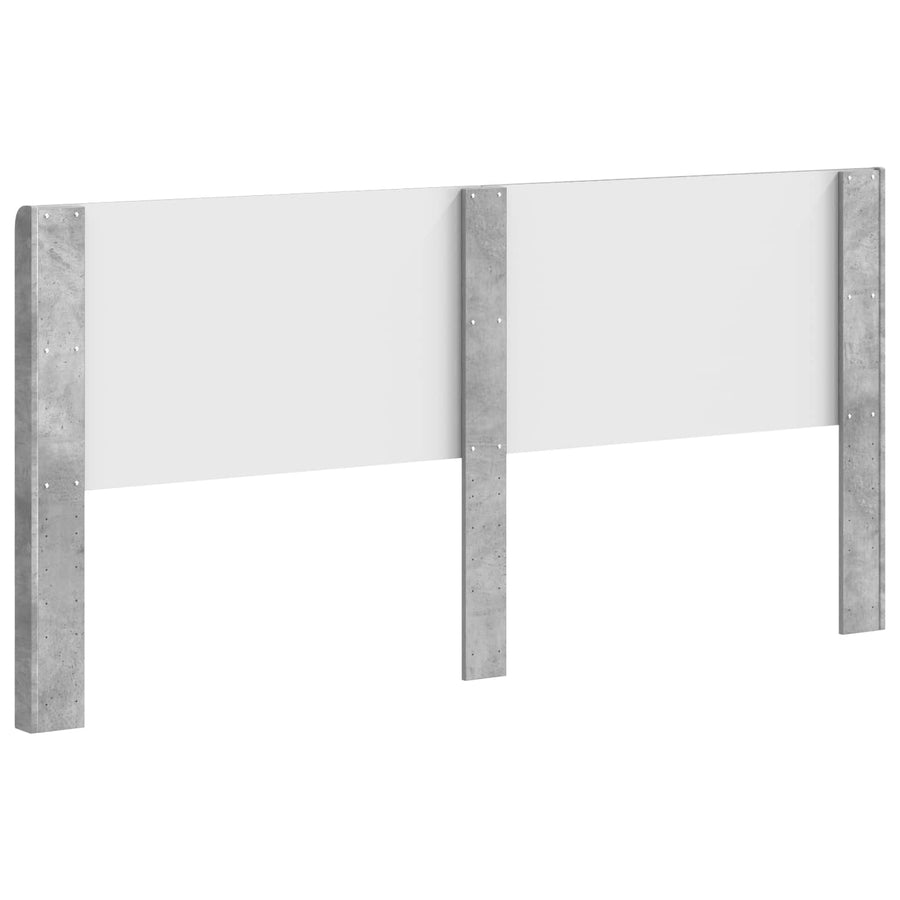 Hoofdbord Betongrijs Bewerkt hout