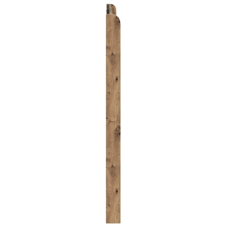 Hoofdbord Artisanaal eiken Bewerkt hout