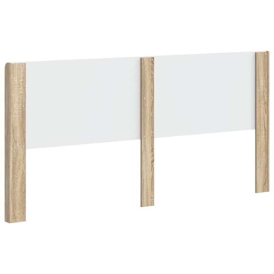 Hoofdbord Sonoma Eiken Bewerkt hout