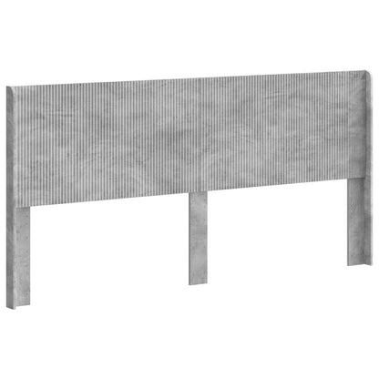 Hoofdbord Betongrijs Bewerkt hout
