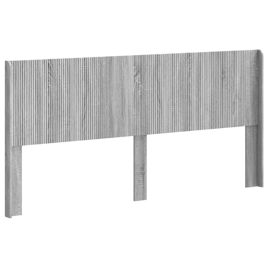 Hoofdbord Grijs sonoma Bewerkt hout
