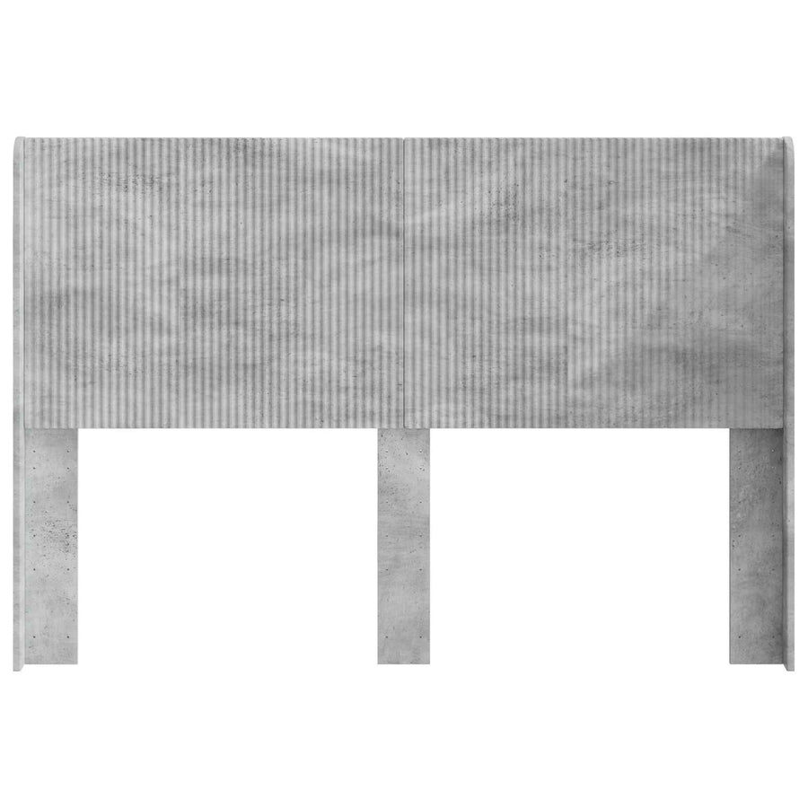 Hoofdbord Betongrijs Bewerkt hout