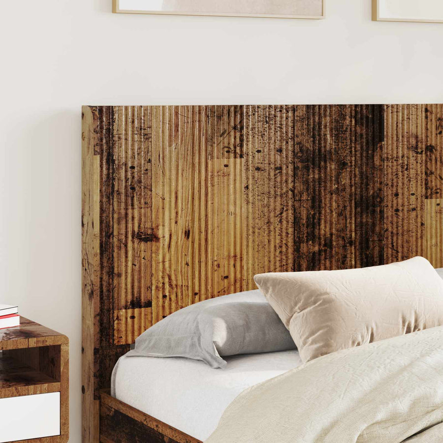 Hoofdbord Oud hout Bewerkt hout