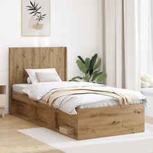 Hoofdbord Artisanaal eiken Bewerkt hout