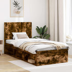 Hoofdbord bewerkt hout 87x7x100 cm bruin
