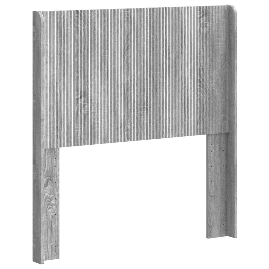 Hoofdbord Grijs Sonoma Bewerkt hout