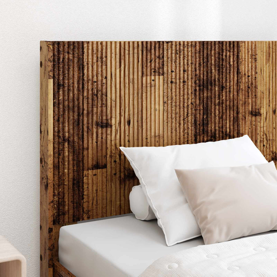 Hoofdbord Oud hout Bewerkt hout