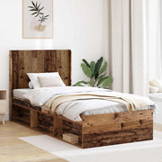 Hoofdbord bewerkt hout 87x7x100 cm oud hout