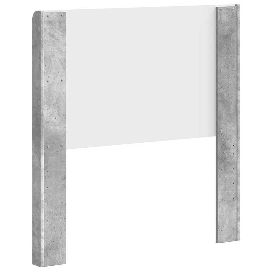 Hoofdbord Betongrijs Bewerkt hout