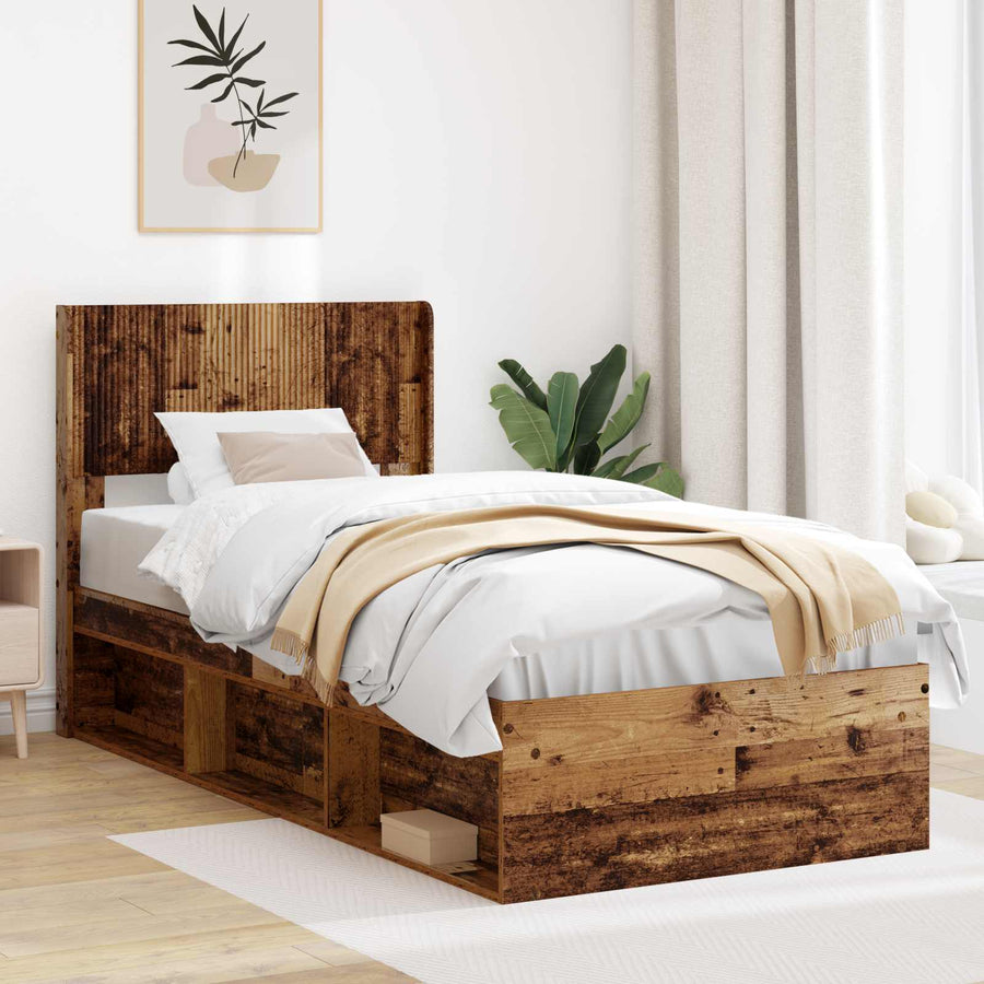 Hoofdbord Oud hout PB