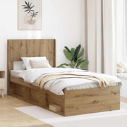 Hoofdbord 82x7x100 cm bewerkt hout artisanaal eiken
