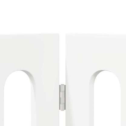 Opvouwbaar huisdierhek 2 pcs Wit 100,5 x 38 x 70 cm